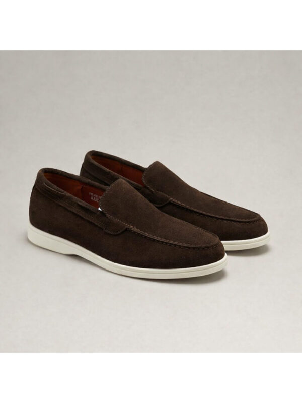 Berluti Suede Loafer | Espresso Brown