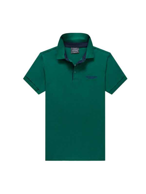 Hackett Neck Collar Polo Green