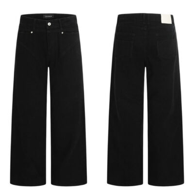 New Men’s Wide Leg Jeans Black