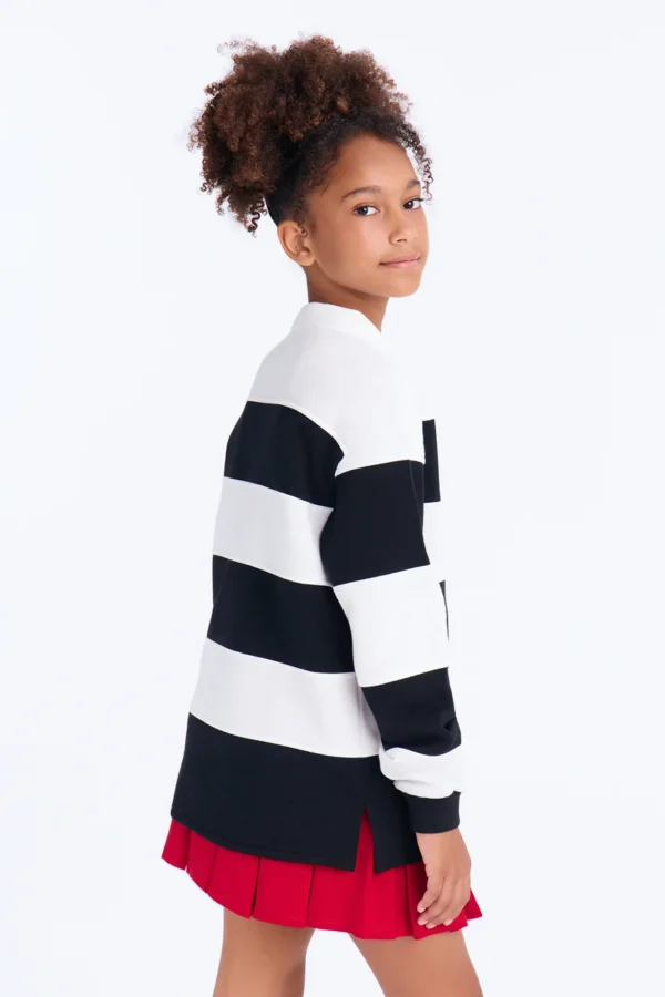 Mini Katie Rugby Striped Polo
