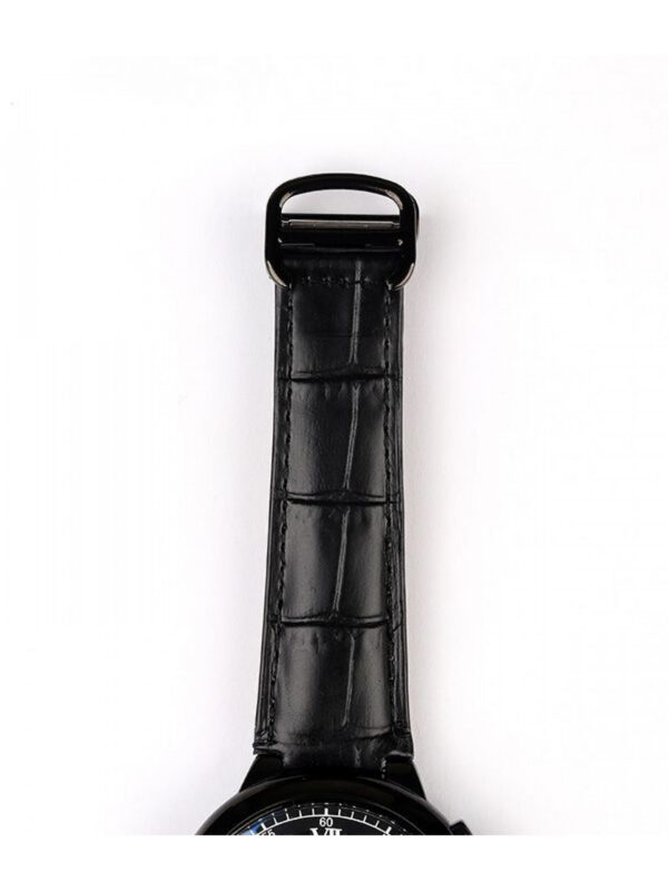 Cartier Black Dial Croc Leather Watch
